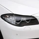 Вії на передні фари BMW 5 Series F10 F11 F18 2011-2017 S&T (чорний карбон) - изображение 1