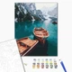 Картина по номерам Brushme Лодки на альпийском озере 40х50 (BS51602) - изображение 2