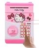 Копилка сейф Hello Kitty с кодовым замком + купюроприемник электронная - изображение 3