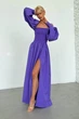 Платье Jadone Fashion Дилара S-M фиалка - изображение 2