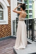 Платье Jadone Fashion Бьонси S бежевое - изображение 3