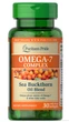 Омега-7 з обліпихової олії, Omega-7 Complex Sea Buckthorn Oil Blend, Puritan's Pride, 30 капсул (PTP-58593) - зображення 1