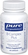 Витамин B (сбалансированная витаминная формула), B-Complex Plus, Pure Encapsulations, 60 капсул, (PE-00024) - изображение 1