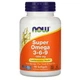 Супер омега 3 6 9, Now Foods, 1200 мг, 90 капсул, (NOW-01839) - изображение 1