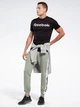 Футболка хлопковая длинная мужская Reebok Linear Re GJ0136 XL Черная (4064048052298) - изображение 3