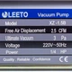 Вакуумный насос LEETO XZ-1.5B (1 ступ. 70 л/мин.) - изображение 2