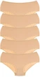 Трусики-слип Donella 2595W L 5 шт Бежевые (8697840563264) - изображение 1