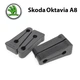Упор (демпфер накладка) замка дверей Skoda Octavia A8 (4 двери) 4e4837763 Литые - изображение 1