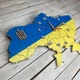 Часы настенные в форме карты Украины, часы карта Украины, часы патриотические HWD (A0622) - изображение 2
