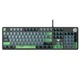 Клавиатура Aula Mechanical F2088 PRO Black/Gray, plus 9 Green keys KRGD blue (6948391234892) - изображение 1