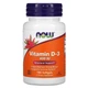 Витамин Д3, Vitamin D-3, Now Foods, 400 МЕ, 180 капсул, (NOW-00364) - изображение 1