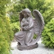 Декоративна садова фігура з штучного мармуру Prezent Wings Angel червоний - зображення 2