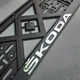 Рамка номера Skoda 3D напис Хромований / Поліпропілен гнучкий морозостійкий - изображение 2