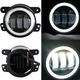 Протитуманні LED Фари круглі / Лінза з ДХО та поворотом / D87мм / 10-30V / 15W / 7000K / 2 шт - изображение 4