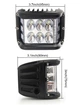 Додаткова LED фара 18W (3W*6) 10-30V 90x76x80 mm Близький стробоскоп 1 шт (W 0260-RB) - зображення 5