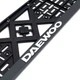 Рамка номера Daewoo клямка 3D напис Хромований / Поліпропілен гнучкий морозостійкий - изображение 2