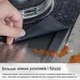 Многоразовые защитные накладки для газовой плиты 27х27 см Черная 1 шт. 27*27 см - изображение 5