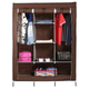 Складной шкаф тканевый STORAGE WARDROBE 175 х 130 х 45 см каркасный Коричневый (ICL44) - изображение 2
