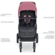 Коляска дитяча El Camino ME 1053N DYNAMIC PRO Rose, рожевий - зображення 2