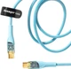Кабель Essager Interstellar Transparent Design USB Type-C to USB Type-C 100W 1 м Blue (EXCTT1-XJ03-P) - изображение 1