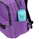 Рюкзак и сумка на пояс YES TS-61-M Moody, 28 л, фиолетовый 559476 - изображение 9
