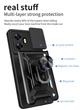 Чохол Camshield з кільцем-підставкою на Realme C55 dark blue - зображення 2