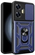 Чохол Camshield з кільцем-підставкою на Realme C55 dark blue - зображення 1