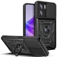 Чохол Camshield з кільцем-підставкою на OPPO A57S black - зображення 1