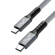 Кабель Erston USB 4.0 Type C - Type C, 240W, 0.5 m - зображення 1
