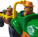 Трактор музыкальный Limo Toy с прицепом звуки подсветка 4 фигурки в комплекте Зеленый (M 5572 UA) - изображение 2