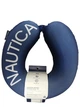 Подушка для подорожей Nautica Memory Foam Travel Pillow, Синій з червоно-білим принтом - зображення 3