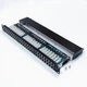 Мережева патч-панель 19", 48 порти, 1U, cat.6, STP, Kingda KD-PP67-STP-C6-48P - изображение 2