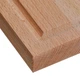 Дошка кухонна обробна дерев'яна з бука 25х40 см із жолобом Wood&Steel - зображення 6