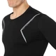 Спортивная компрессионная футболка мужская Zelart Heroe 511 размер XL (175-180 см) Black-White - изображение 4