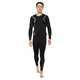 Спортивная компрессионная футболка мужская Zelart Heroe 510 размер 2XL (180-185 см) Black-White - изображение 8