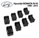 Ремкомплект обмежувача дверей Hyundai SONATA (IV до VI) 1998 до 2013 фіксатори вкладки втулки - зображення 1