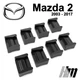 Ремкомплект ограничителя дверей Mazda 2 2003 до 2017 фиксаторы вкладыши втулки - изображение 4