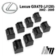 Ремкомплект обмежувача дверей Lexus GX470 (J120) 2002 до 2009 фіксатори вкладки втулки сухарі - зображення 4