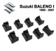 Ремкомплект обмежувача дверей Suzuki BALENO (I) 1995 до 2007 фіксатори вкладки втулки сухарі - зображення 1