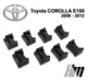Ремкомплект ограничителя дверей Toyota COROLLA E150 (15x GE) 2006 до 2012 фиксаторы вкладыши втулки сухари - изображение 4