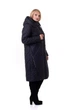 Женский зимний пуховик большого размера UF-fashion LRD-157-1 56 черный - изображение 2