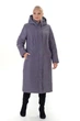 Зимняя женская куртка большого размера UF-fashion LRD-135-1 50 лиловый - изображение 3