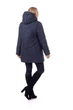 Зимний пуховик женский большого размера UF-fashion LRD-163-1 60 синий - изображение 3