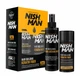 Набор для маскирования залысин светло-коричневый Nishman Hair Building Keratin Fiber Light Brown 20 g + Locking Mist 100 ml - изображение 2
