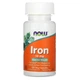 Железо, Iron, Now Foods, 18 мг, 120 капсул, (NOW-01443) - изображение 1