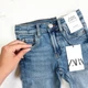 Джинсы ZARA 164 cм сине-голубой артикул Л565 - изображение 2