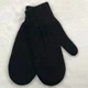 Варежки женские зимние M&JJ (ангора+вискоза+шерсть+ПА) One Size Черный 4096 - изображение 1