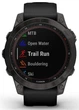 Смарт-годинник Garmin Fenix 7 Sapphire Solar Carbon Gray DLC Titanium with Black Band (010-02540-20/21) - изображение 2
