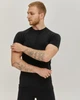 Компрессионный мужской рашгард футболка ThermoX Short Ranger Короткий рукав 2XL Черный черная нить - изображение 3