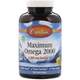 Максимальна Омега, Maximum Omega, Carlson Labs, 2000 мг, 90 капсул (CAR-17210) - зображення 1